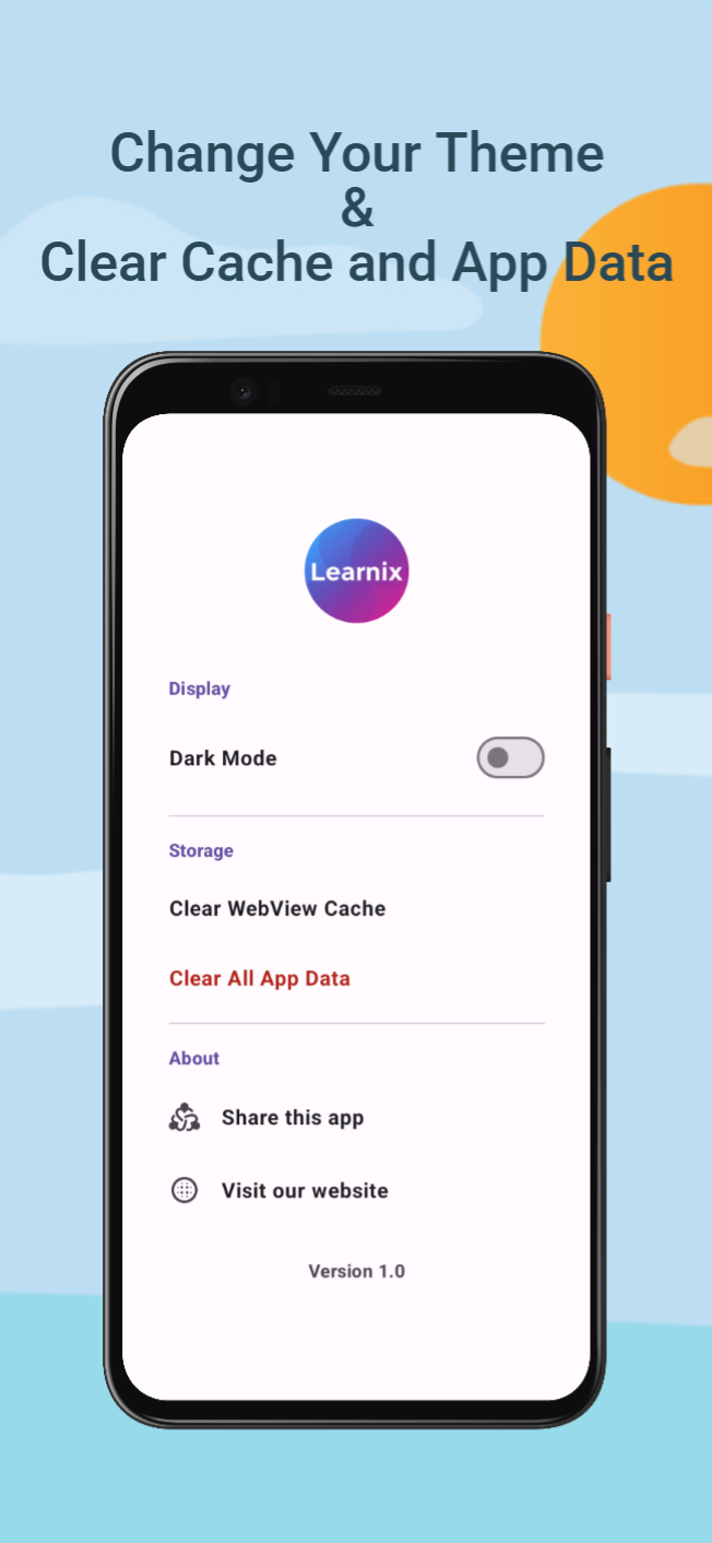 App screenshot of a discovery page